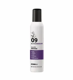 PÜRING bezoplachová neutralizační pěna pro blond, šedé a odbarvené vlasy 250 ml PR 09 BlondeResolve Silver Mousse thumbnail 1