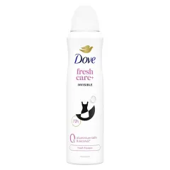 Dove Deodorant spray Fresh Care+ Invisible Deodorant 150 ml thumbnail 1