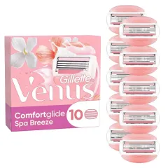 Gillette ComfortGlide Spa Breeze Replacement Heads 10 pcs thumbnail 1