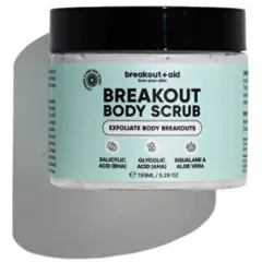 Breakout+aid Body scrub for acne-prone skin with AHA and BHA thumbnail 2