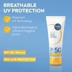 Nivea Protective face cream Shine Control SPF 50+ 40 ml thumbnail 4