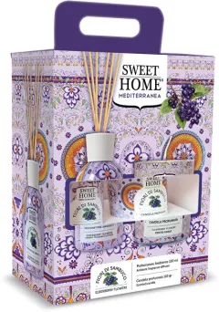 Sweet Home Collection Gift set of aroma diffuser with candle Elderberry Flowers thumbnail 1