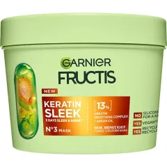 Garnier Mask for dry and frizzy hair Fructis Keratin Sleek (Mask) 370 ml thumbnail 1