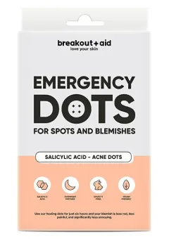 Breakout+aid Acne patches with salicylic acid Emergency Dots 72 pcs thumbnail 1