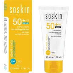 Soskin Paris Protective cream for dry and sensitive skin SPF 50+ (Sun Care) 50 ml thumbnail 1