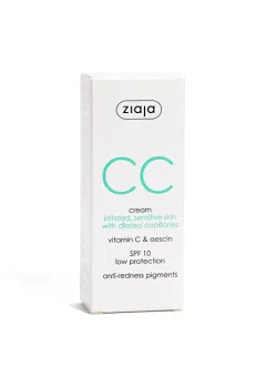 Ziaja CC cream for irritated and sensitive skin with enlarged veins SPF 10 (CC Cream) 50 ml thumbnail 2