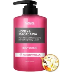 KUNDAL Nourishing Body Lotion Honey & Macadamia Amber Vanilla (Body Lotion) 500 ml 2