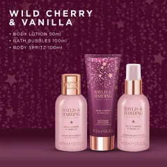 Baylis & Harding Wild Cherry & Vanilla Body Care Gift Set 3 pcs thumbnail 4