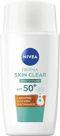 Nivea Daily UV Fluid for Problematic Skin Derma Skin Clear SPF 50+ (Daily UV Fluid) 40 ml thumbnail 1