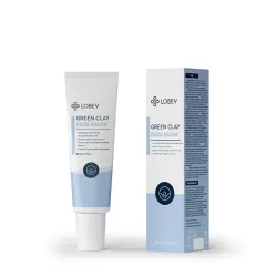 LOBEY Green clay face mask 2