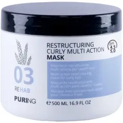 PÜRING intenzivní hydratační maska pro kudrnaté, vlnité a krepaté vlasy 250 ml PR 03 Rehab Restructuring Curly Multi Action Mask thumbnail 2