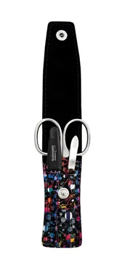 DuKaS Travel manicure set 3-piece black colorful PL 872 thumbnail 3