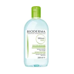 BIODERMA Cleansing water for oily skin Sébium H2O (Solution Micellaire) - 500 ml with a pump thumbnail 1