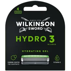 Wilkinson Sword Hydro 3 Black Edition replacement heads 4 pcs thumbnail 2