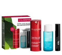 Clarins Set Clarins: Total Eye, Lift, Day, Eye Serum, 15 ml + Instant Eye, Makeup Remover Lotion, 30 ml + Wonder Volume, Volumising, Mascara, Black, 3 ml *Miniature thumbnail 1