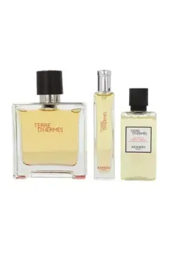 Hermes Set Hermes Terre D`Hermes Parfum 75ml + Parfum 15ml + Shower Gel Hair & Body 40ml thumbnail 2