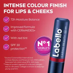 Labello Lip Balm SPF 30 Red Caring Beauty Lip & Cheek 4.8 g thumbnail 2