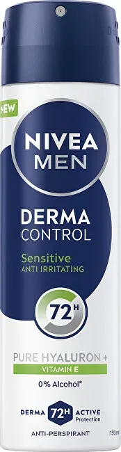 Nivea Antiperspirant spray for sensitive skin Men Derma Control Sensitive (Antiperspirant) 150 ml thumbnail 1