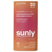 Attitude Mineral protection stick for the body Orange Blossom SPF 30 Sunly (Mineral Sunscreen Stick) 60 g thumbnail 2
