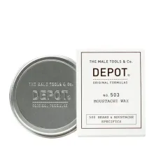 Depot Depot, 500 Beard & Mustache Specifics No. 503, Jojoba Oil, Moustache Wax, For Styling, 30 ml thumbnail 1