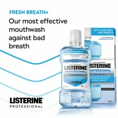 Listerine Mouthwash Professional Fresh Breath+ thumbnail 3