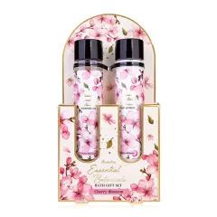 Accentra Accentra bath set ESSENTIAL BOTANICS cherry blossom tube in a gift box, shower gel 60ml, body lotion 60ml thumbnail 1