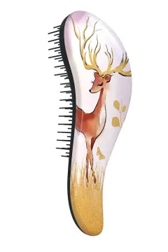 Dtangler Hair brush with Baby Deer handle thumbnail 1