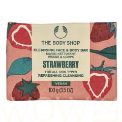 The Body Shop The Body Shop Strawberry Cleansing Face & Body Bar thumbnail 4