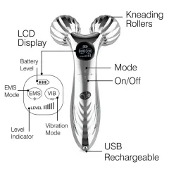 Rio-Beauty 3D massage roller for face and body thumbnail 6