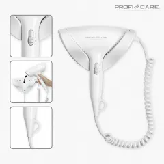 Profi care Hair dryer with wall bracket PC-HT 3044 thumbnail 4