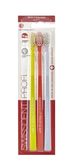 Swissdent Toothbrush Whitening Soft Locarno 2 + 1 FREE thumbnail 1