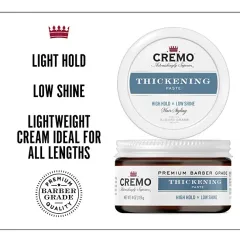 Cremo Hair styling paste High Hold & Low Shine (Thickening Paste) 113 g thumbnail 3