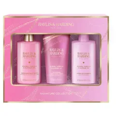 Baylis & Harding Jojoba, Vanilla & Almond oil body care gift set 3 pcs thumbnail 5