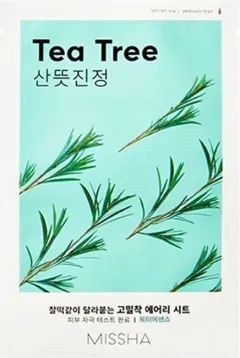 Missha Airy Fit Sheet Mask Tea Tree thumbnail 2