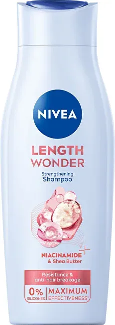 Nivea Length Wonder Strengthening Shampoo with Shea Butter - 400 ml thumbnail 1