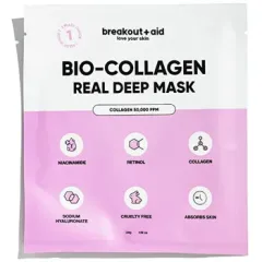 Breakout+aid Real Deep Mask Collagen Overnight Mask thumbnail 3