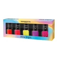 Dermacol Shine Bright Neon Nail Polish Set thumbnail 1