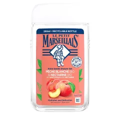 Le Petit Marseillais Extra Gentle Shower Gel Organic White Peach & Organic Nectarine thumbnail 1