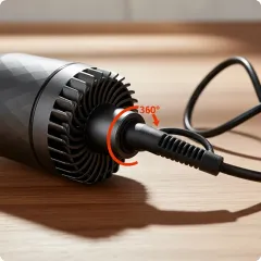 Huslog Hot air brush with ionization, gray thumbnail 8