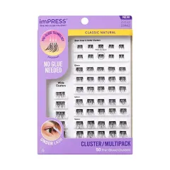 Kiss imPRESS Pre-glued Cluster Multi 02 Cluster Lashes thumbnail 1
