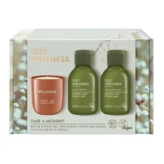 Baylis & Harding Baylis & Harding Body Care Set with Candle - Ginger, Lime & Basil, 3pcs thumbnail 1