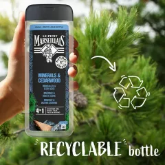 Le Petit Marseillais 4 in 1 Minerals & Cedarwood Shower Gel thumbnail 4