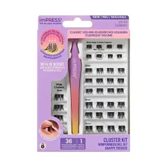 Kiss ImPRESS Press on False Eyelashes Kit 02C thumbnail 1