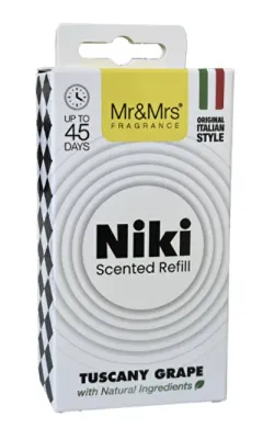 Mr & Mrs Fragrance Niki Big Carbon Fiber Tuscany Grape - refill thumbnail 2