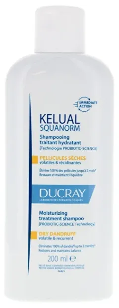 Ducray Ducray, Kelual Squanorm, Hair Treatment Shampoo, Anti-Dandruff, For Scalp With Dry Dandruff, Refill, 400 ml thumbnail 2