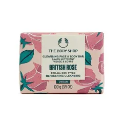 The Body Shop The Body Shop British Rose Cleansing Face & Body Bar thumbnail 1