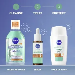 Nivea Daily UV Fluid for Problematic Skin Derma Skin Clear SPF 50+ (Daily UV Fluid) 40 ml thumbnail 6
