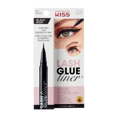 Kiss Kiss Eyelash glue with eyeliner Lash Glue Liner Black Dirbtinės blakstienos thumbnail 1