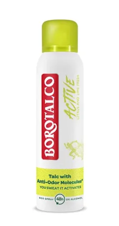 Borotalco Deodorant spray with citrus scent Active (Deo Spray) 150 ml thumbnail 1