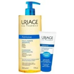 Uriage Xémose Cleansing Soothing Oil + Anti-Itch Soothing Oil Balm 500 ml + thumbnail 1